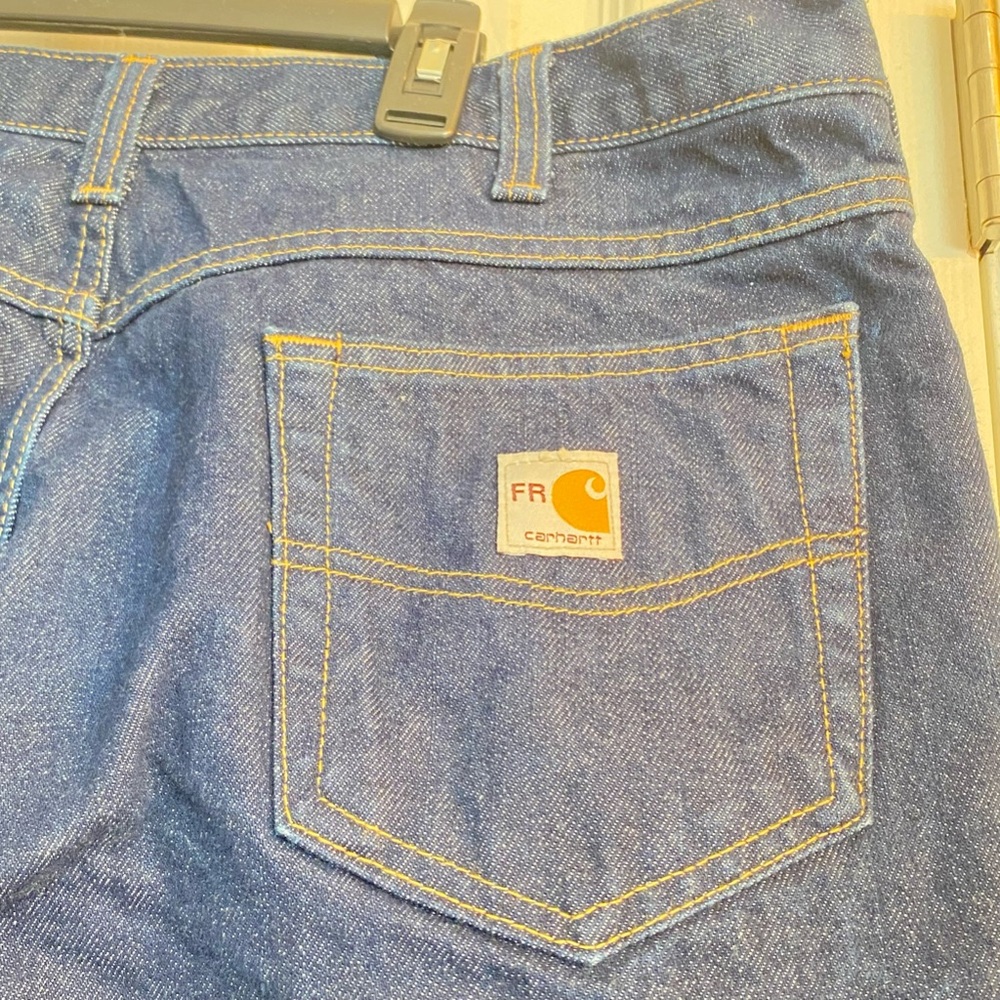 Carhartt work jeans FR NFPA 2112/CAT 2  Size: 40x32, Used - Picture 4 of 12